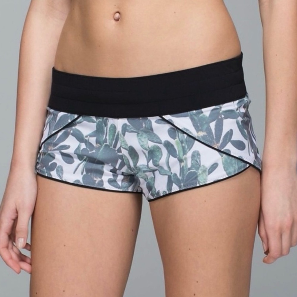 RARE Lululemon Reversible Surf Short UPF Prickly Pear Cactus XS